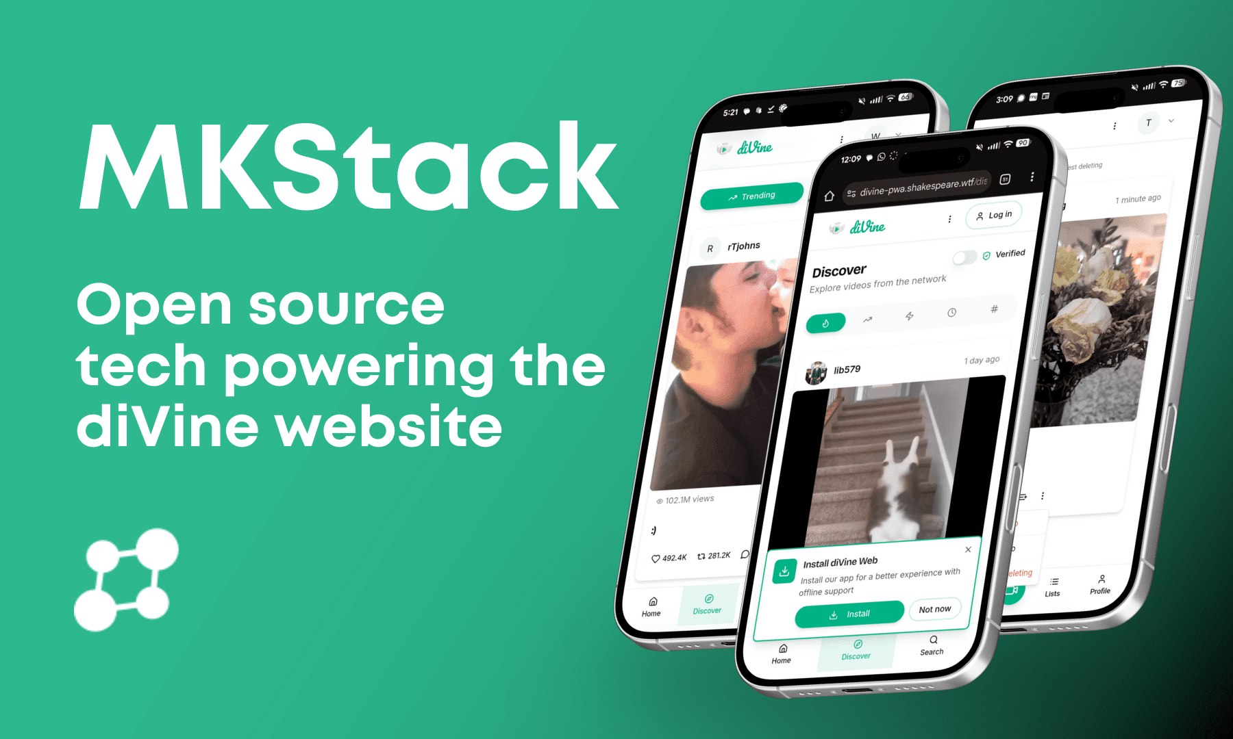 The Open Source Technology Behind Divine (MKStack + Nostr)