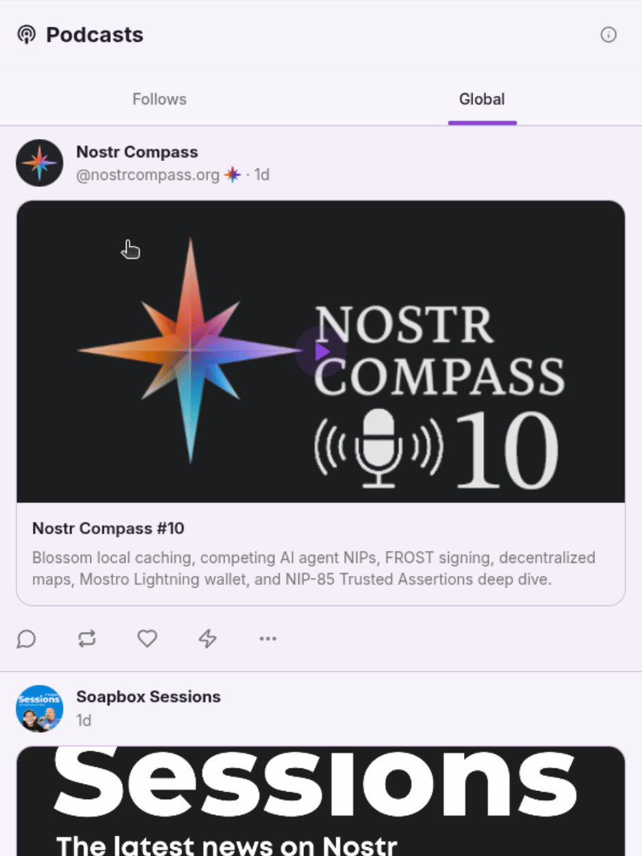 Podcasts in Ditto