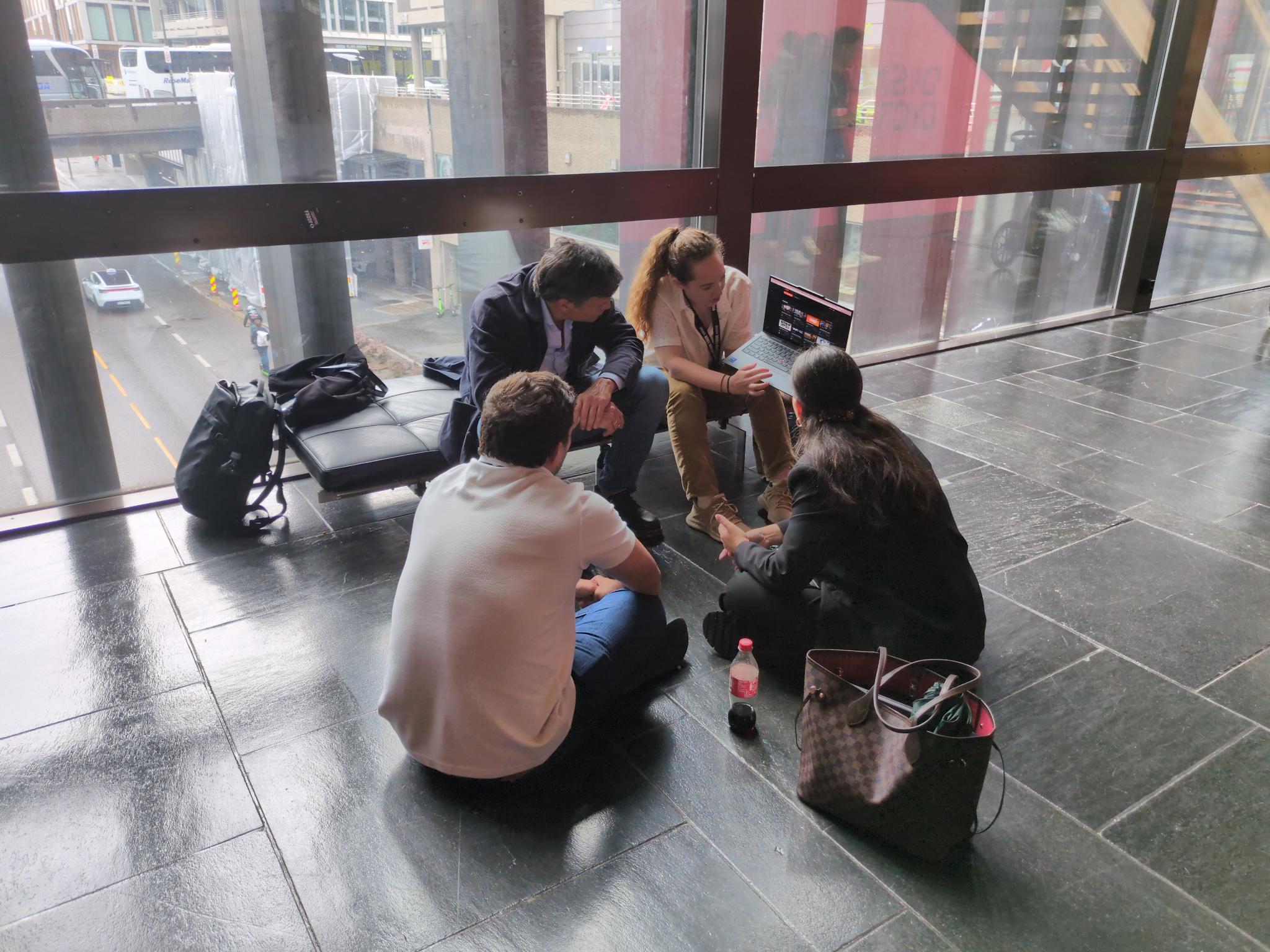 Working on Agora at Oslo Freedom Forum