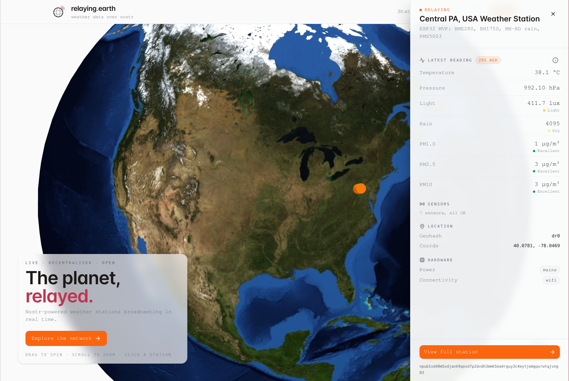 Relaying Earth screenshot